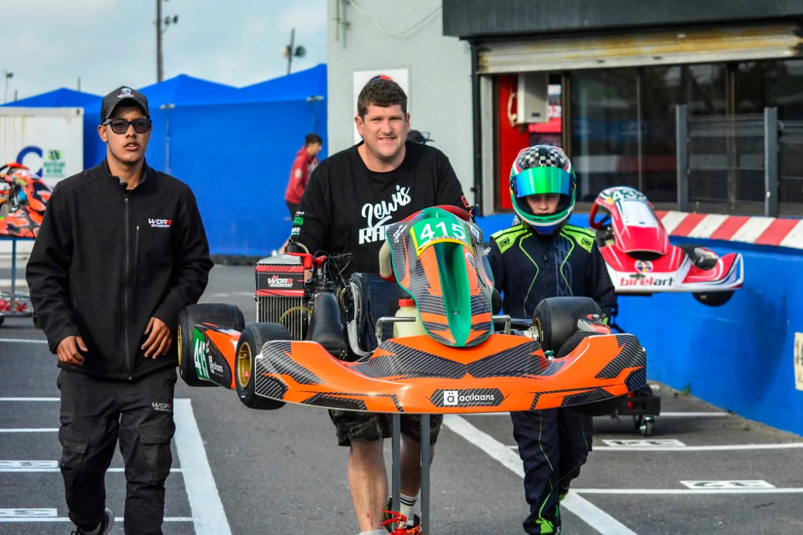 Rev & Race Karting Academy racing at Killarney Race Track